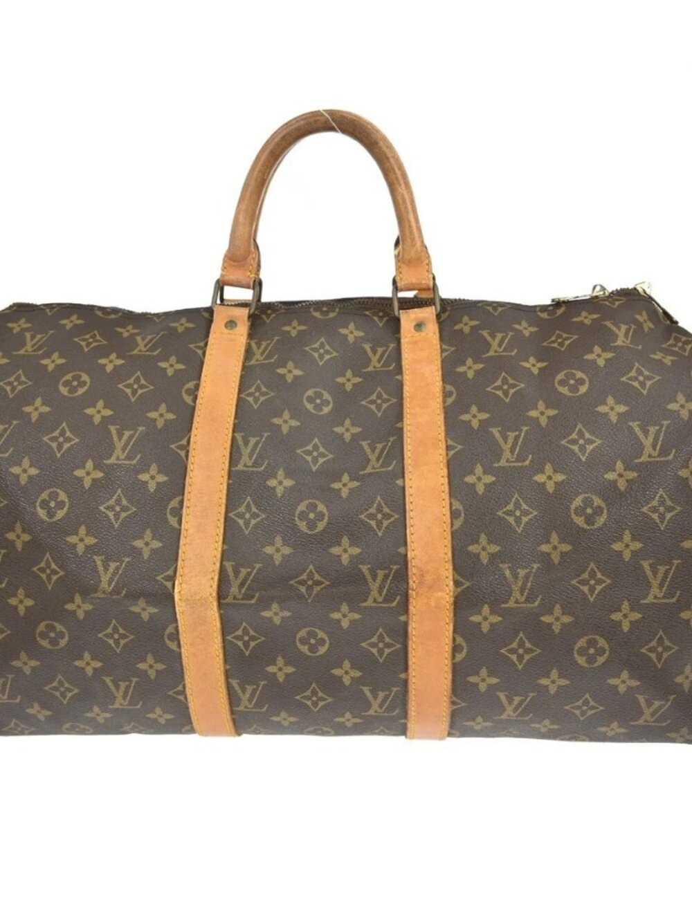 LOUIS VUITTON KEEPALL 50 TRAVEL HANDBAG MONOGRAM M41426 MB852 YQ06608 - Picture 1 of 15